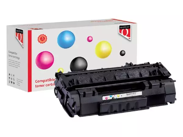 Een Tonercartridge Quantore alternatief tbv HP Q7553A 53A zwart koop je bij NiceSupplies.nl