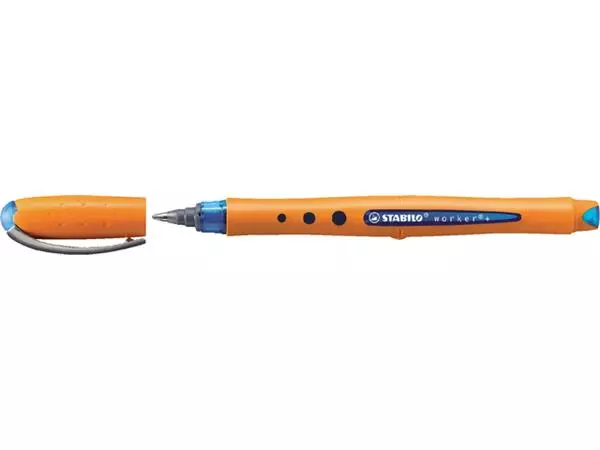 Een ROLLERPEN STABILO WORKER 2018/41 M BLAUW koop je bij Kantoorvakhandel van der Heijde