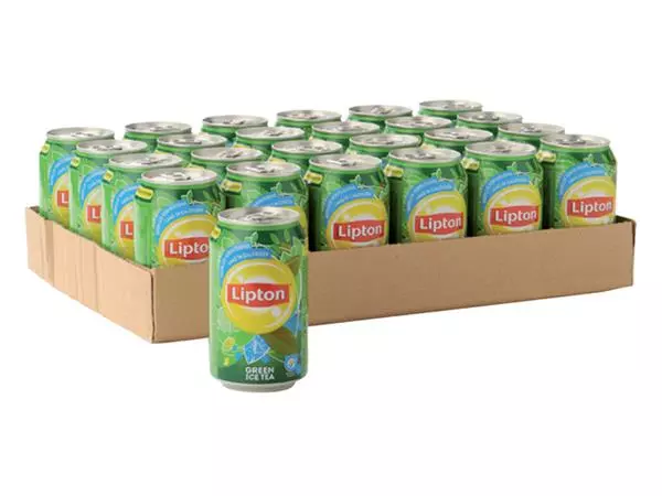 Een FRISDRANK LIPTON ICE TEA GREEN BLIK 330ML koop je bij Kantoorvakhandel van der Heijde