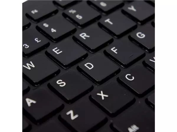 Een Ergonomisch toetsenbord R-Go Tools Compact Qwerty zwart koop je bij NiceSupplies.nl