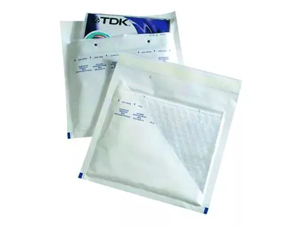 Een Cd envelop Quantore luchtkussen 175x200mm wit 100stuks koop je bij NiceSupplies.nl