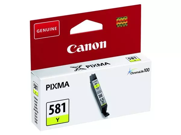 Buy your Inktcartridge Canon CLI-581 geel at QuickOffice BV