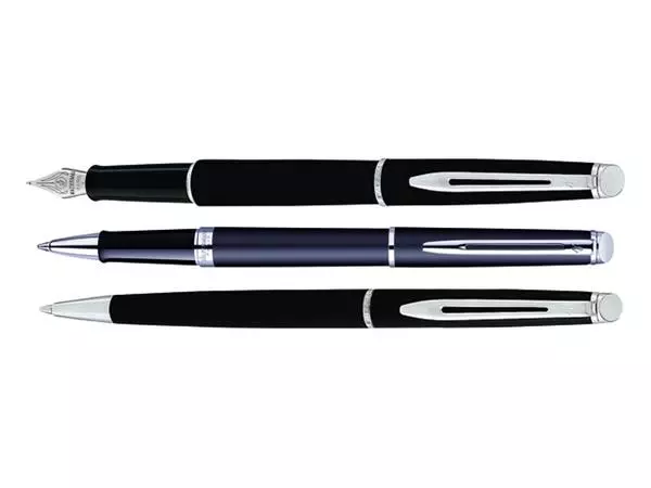 Een Rollerpen Waterman Hémisphère matte black CT fijn koop je bij Kantoorvakhandel van der Heijde