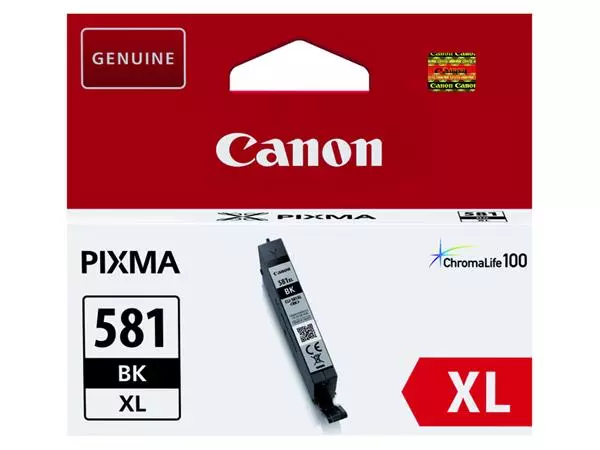 Een Inktcartridge Canon CLI-581XL zwart koop je bij Kantoorvakhandel van der Heijde