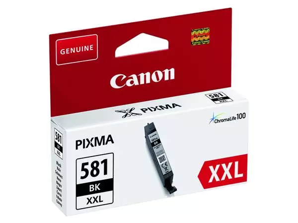 Een Inktcartridge Canon CLI-581XXL zwart koop je bij Kantoorvakhandel van der Heijde