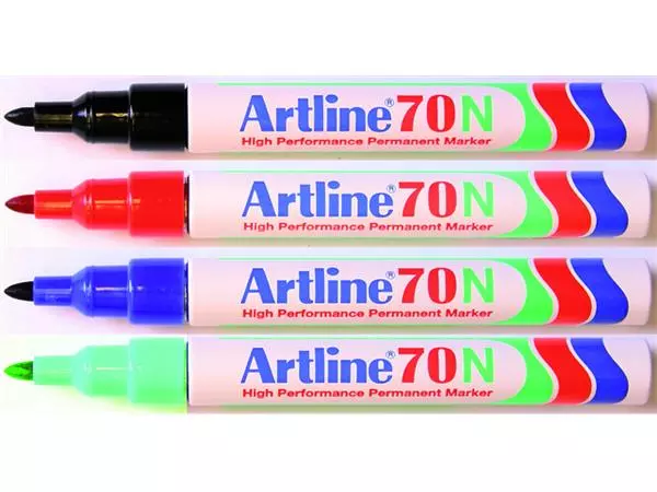 Een Viltstift Artline 70 rond 1.5mm blauw koop je bij Kantoorvakhandel van der Heijde