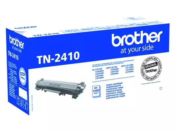 Een Toner Brother TN-2410 zwart koop je bij MV Kantoortechniek B.V.