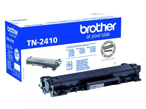 Een Toner Brother TN-2410 zwart koop je bij NiceSupplies.nl