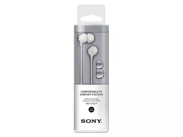 Een Oortelefoon Sony EX15LP basic wit koop je bij L&N Partners voor Partners B.V.