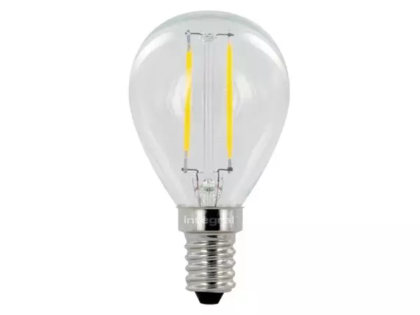 Een Ledlamp Integral E14 2700K warm wit 2W 250lumen koop je bij Buro De Peuter