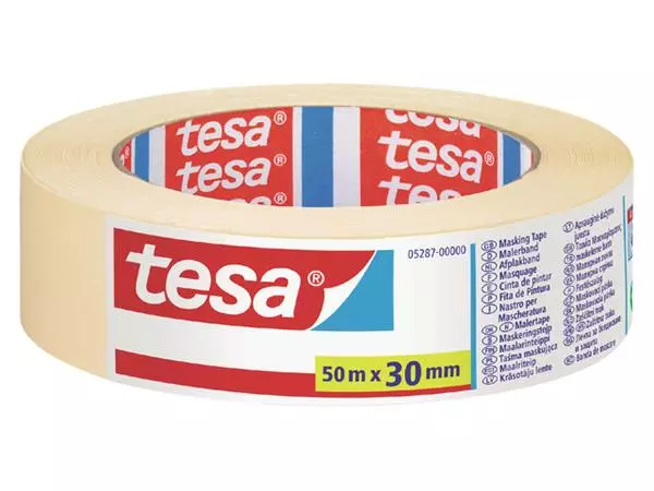 Een AFPLAKTAPE TESA ECONOMY 30MMX50M GEEL koop je bij Kantoorvakhandel van der Heijde