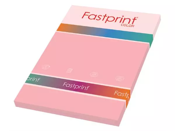 Een Kopieerpapier Fastprint A4 120gr lichtroze 100vel koop je bij EconOffice
