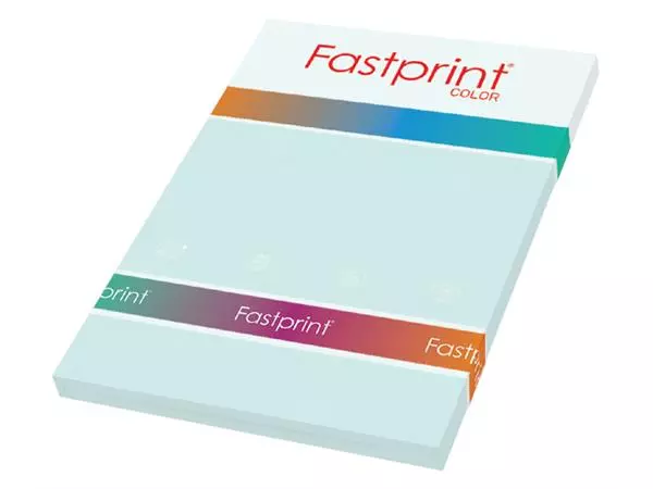 Een Kopieerpapier Fastprint A4 120gr lichtblauw 100vel koop je bij Klik Office BV