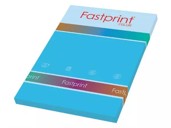 Een Kopieerpapier Fastprint A4 160gr azuurblauw 50vel koop je bij EconOffice