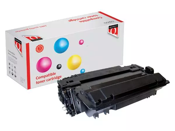 Een TONERCARTRIDGE QUANTORE HP CE255XX 55XX ZWART koop je bij Kantoorvakhandel van der Heijde