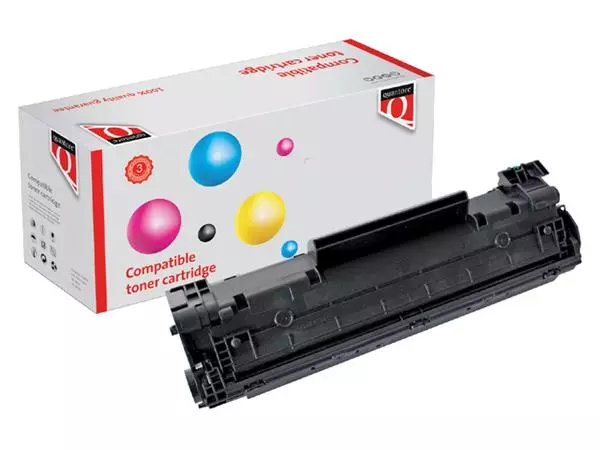 Een TONERCARTRIDGE QUANTORE HP CB435A 35A ZWART koop je bij Kantoorvakhandel van der Heijde