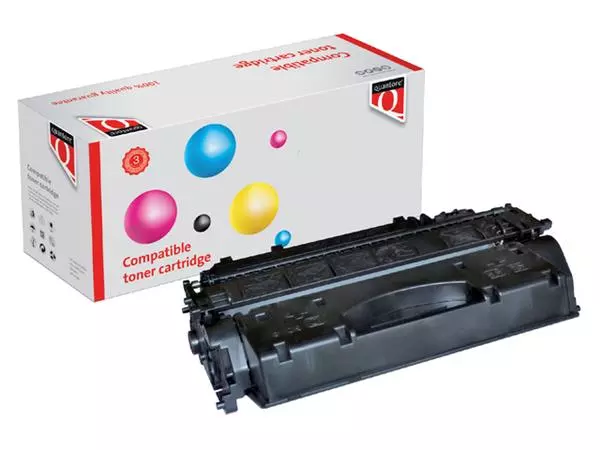 Een Tonercartridge Quantore alternatief tbv HP CE505X 05X zwart koop je bij NiceSupplies.nl