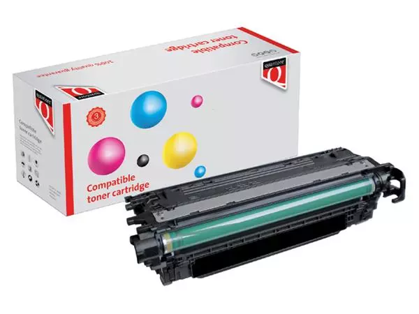 Een TONERCARTRIDGE QUANTORE HP CE250A 504A ZWART koop je bij Kantoorvakhandel van der Heijde