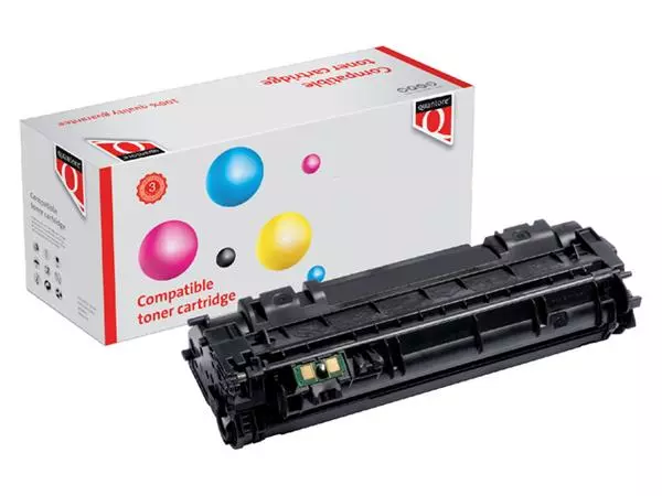 Een TONERCARTRIDGE QUANTORE HP Q7553A 53A ZWART koop je bij Kantoorvakhandel van der Heijde