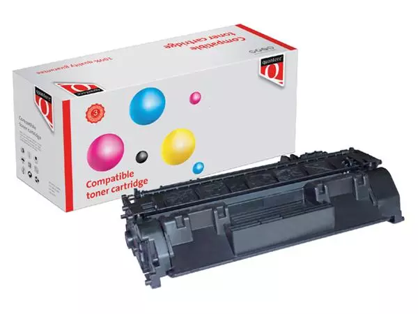 Een Tonercartridge Quantore alternatief tbv HP CF280A 80A zwart koop je bij Buro De Peuter