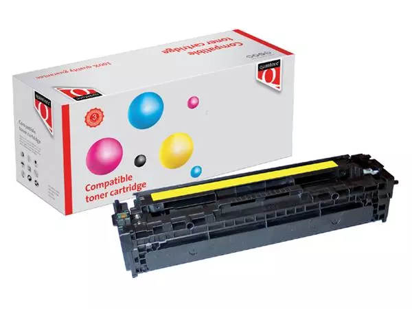 Een TONERCARTRIDGE QUANTORE HP CF212A 131A GEEL koop je bij Kantoorvakhandel van der Heijde