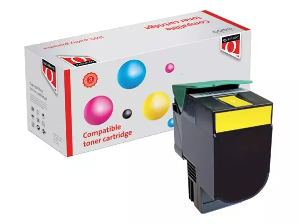 Een Tonercartridge Quantore alternatief tbv Lexmark C540H1YG geel koop je bij NiceSupplies.nl