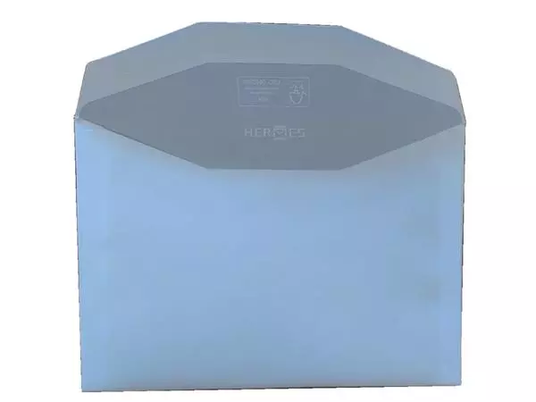 Een Envelop Hermes bank C6 114x162mm gegomd wit doos à 500 stuks koop je bij Van Hoye Kantoor BV