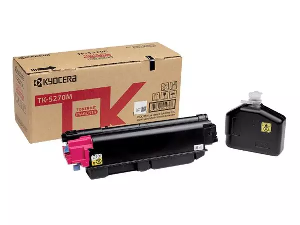 Een TONER KYOCERA TK-5270M ROOD koop je bij Kantoorvakhandel van der Heijde