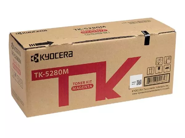 Een Toner Kyocera TK-5280M rood koop je bij Totaal Kantoor Goeree