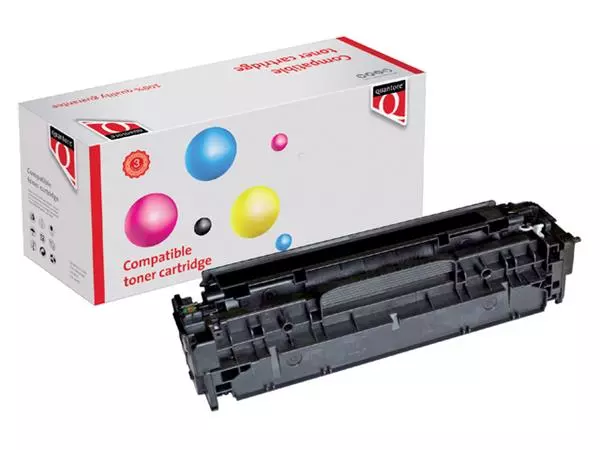 Een Tonercartridge Quantore alternatief tbv HP CE410A 305A zwart koop je bij Buro De Peuter