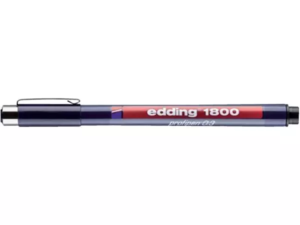 Een FINELINER EDDING 1800 0.35MM ZWART koop je bij Kantoorvakhandel van der Heijde