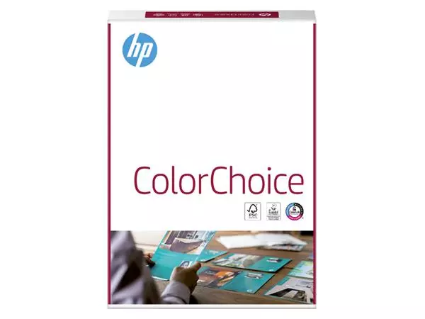 Een Kleurenlaserpapier HP Color Choice A4 100gr wit 500vel koop je bij Kantoorvakhandel van der Heijde