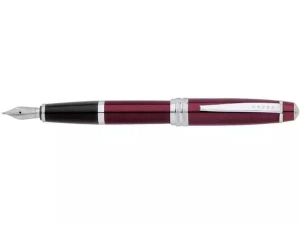 Een Stylo plume Cross Bailey M rouge koop je bij Van Hoye Kantoor BV