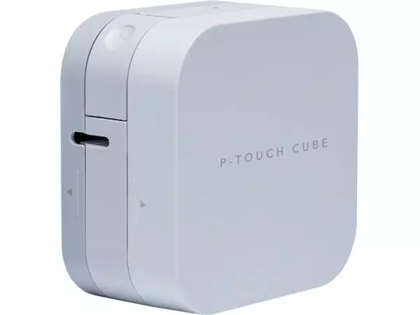 Een Labelprinter Brother P-touch Cube TZe PT-P300BT desktop 12mm wit koop je bij Buro De Peuter