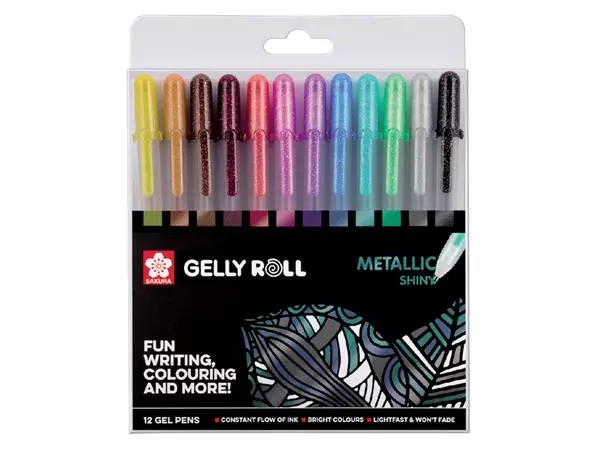 Een Gelschrijver Sakura Gelly Roll Metallic glans assorti koop je bij NiceSupplies.nl