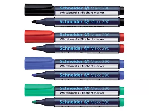 Een VILTSTIFT SCHNEIDER MAXX 290 WHITEBOARD 2-3MM BL koop je bij Kantoorvakhandel van der Heijde