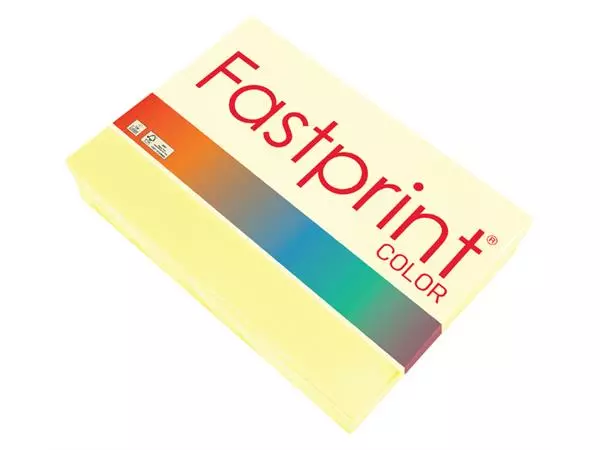 Een Kopieerpapier Fastprint A4 160gr kanariegeel 250vel koop je bij Van Leeuwen Boeken- en kantoorartikelen
