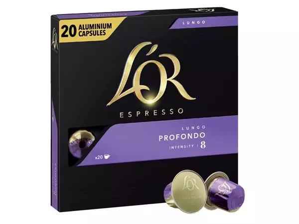 Een Koffiecups L'Or espresso Lungo Profondo 20 stuks koop je bij NiceSupplies.nl