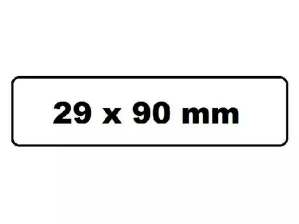 Een Labeletiket Quantore DK-11201 29x90mm adres wit koop je bij Kantoorvakhandel van der Heijde