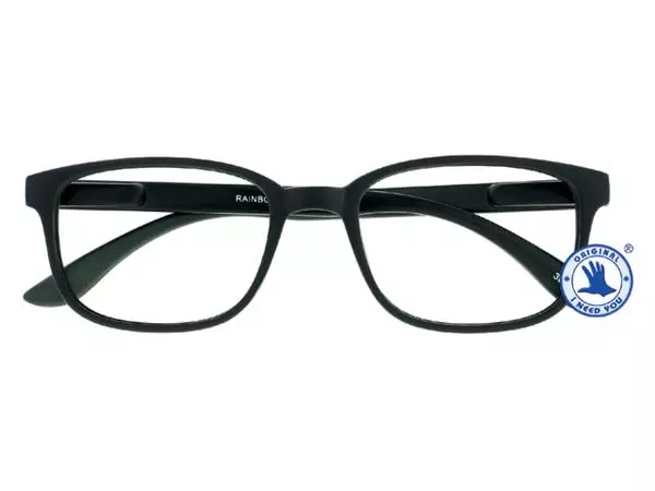 Een Leesbril I Need You +2.50 dpt Rainbow zwart koop je bij Van Hoye Kantoor BV
