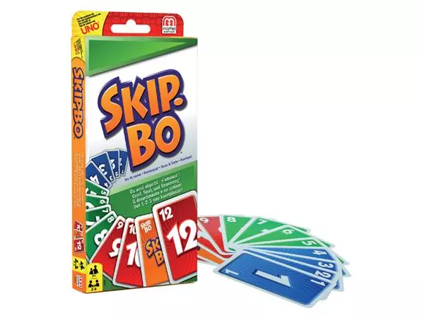 Een Spel Skip-Bo koop je bij MV Kantoortechniek B.V.