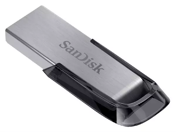 Een USB-STICK SANDISK CRUZER ULTRA FLAIR 64GB 3.0 koop je bij Kantoorvakhandel van der Heijde