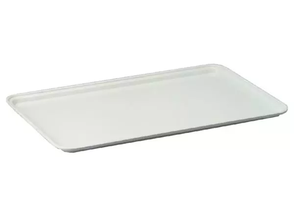 Een DIENBLAD CAMBRO 530X325MM GLASFIBER WIT koop je bij Kantoorvakhandel van der Heijde