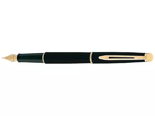 Een Vulpen Waterman Hémisphère matt black GT fijn koop je bij Kantoorvakhandel van der Heijde