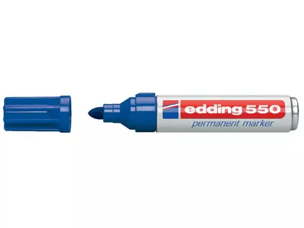 Een VILTSTIFT EDDING 550 ROND 3-4MM BLAUW koop je bij Kantoorvakhandel van der Heijde