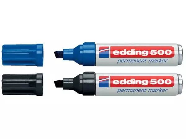 Een Viltstift edding 500 schuin 2-7mm assorti doos à 10 stuks koop je bij Buro De Peuter