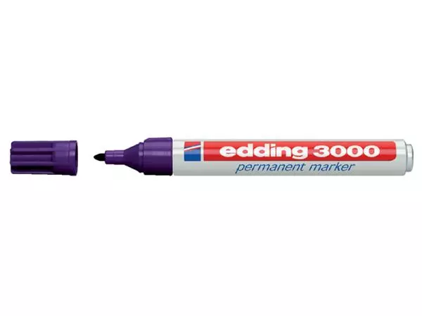 Een Viltstift edding 3000 rond 1.5-3mm violet koop je bij Goedkope Kantoorbenodigdheden