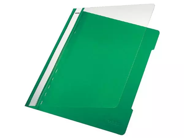 Een Snelhechter Leitz Standaard A4 gerecycled PP groen koop je bij Buro De Peuter