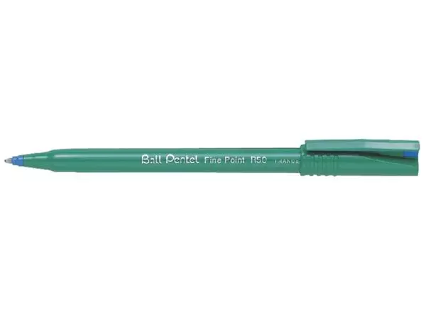 Een Rollerpen Pentel R50 medium blauw koop je bij EconOffice