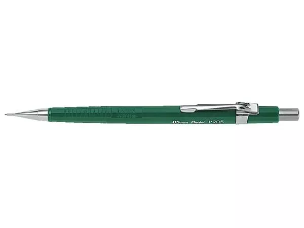 Een VULPOTLOOD PENTEL P205 HB 0.5MM GROEN koop je bij Kantoorvakhandel van der Heijde